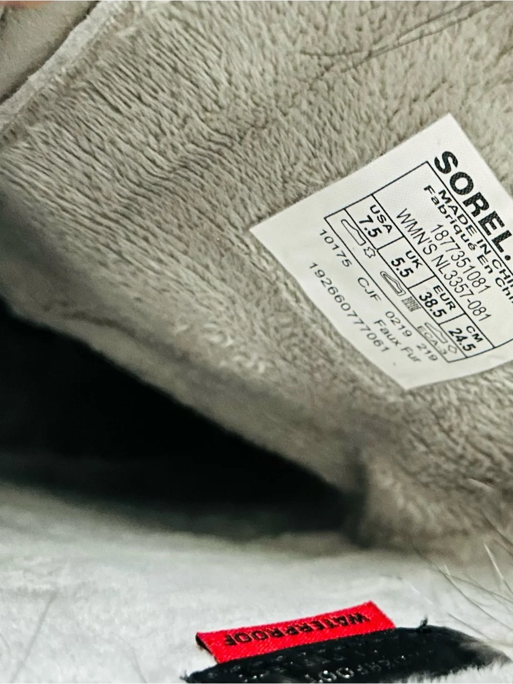 Sorel Joan Of Arctic Next Dove Gray Boots 7.5